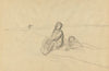 Two Figures on a Road (verso)