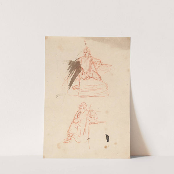 Two Figures Seated by Sir Joshua Reynolds