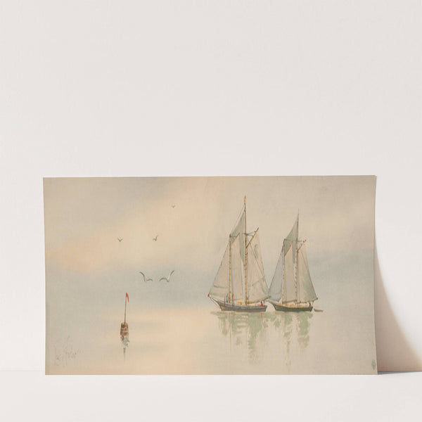 Two fishermen (1891) by Louis Kinney Harlow