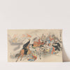 Two Generals and Their Men Engaging in Strenuous Battle at Fenghuangcheng (1894) by Ōgata Gekkō