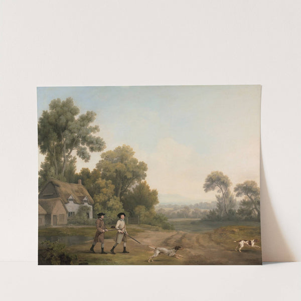 Two Gentlemen Going a Shooting (1768) by George Stubbs