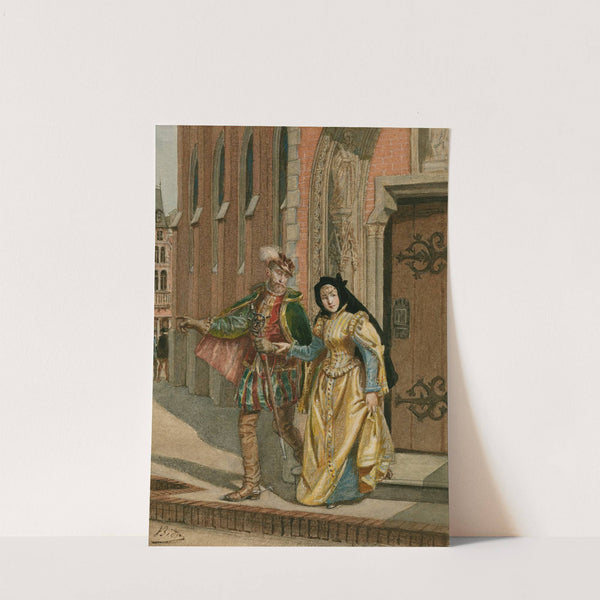 Two gentlemen of Verona, act 5, scene 1 (1893) by Alexandre Bida