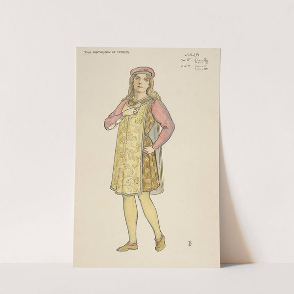 Two gentlemen of Verona; Julia Act IV, Scene IV (1895) by Walford Graham Robertson