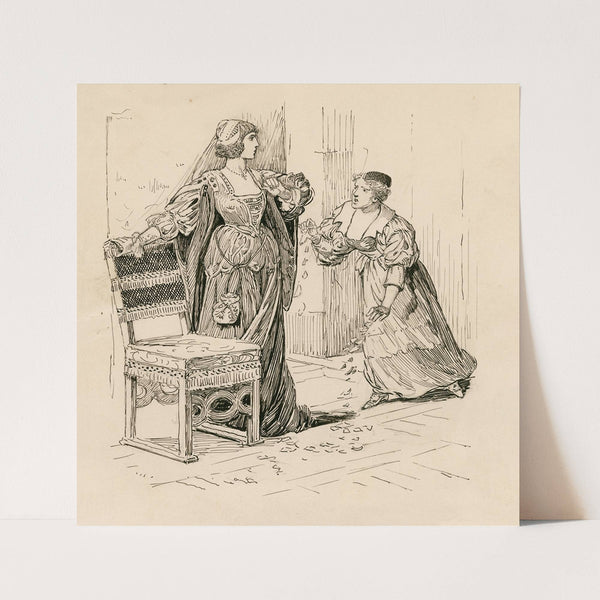 Two gentlemen of Verona, Julia – get you gone and let the papers lie (1917-1918) by Louis Rhead