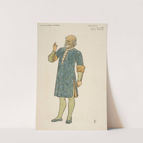 Two gentlemen of Verona; Panthino Act I, Scene III (1895) by Walford Graham Robertson