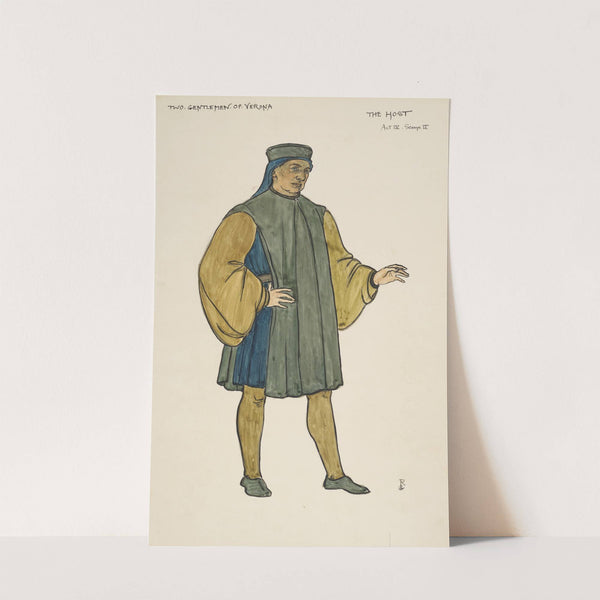 Two gentlemen of Verona; The host Act IV, Scene II (1895) by Walford Graham Robertson