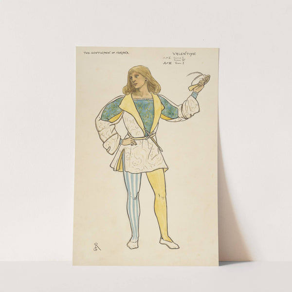 Two gentlemen of Verona; Valentine Act II, Scene I (1895) by Walford Graham Robertson