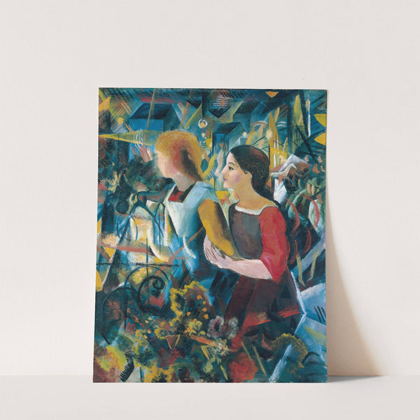 Two Girls (1913) by August Macke