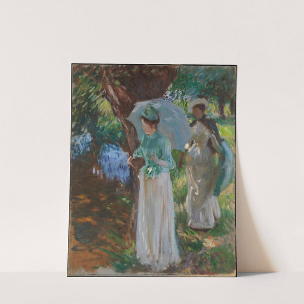 Two Girls with Parasols by John Singer Sargent