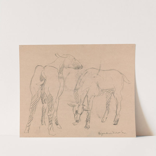 Two Goats by Henri Gaudier-Brzeska