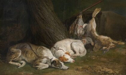 Two Greyhounds