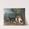Two Greyhounds And A Mastif Belonging To The Duke Of Hamilton by Sawrey Gilpin
