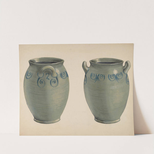 Two-Handled Crock by Fred Weiss