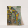 Two Harlequins (c.1885) by Edgar Degas