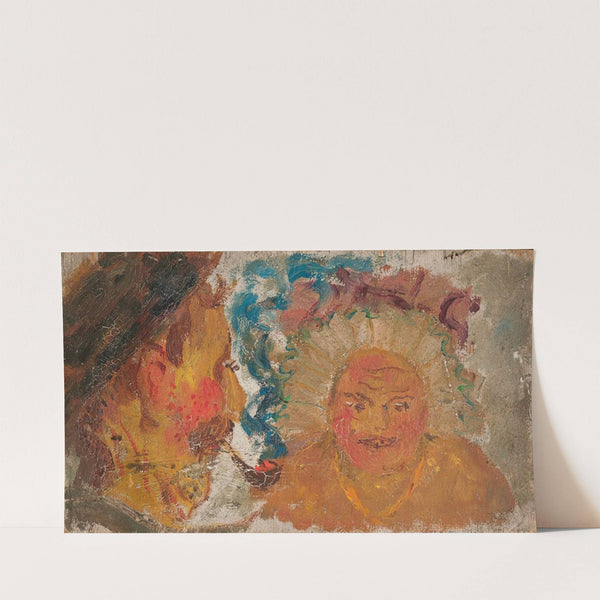 Two heads (1920) by Tadeusz Makowski