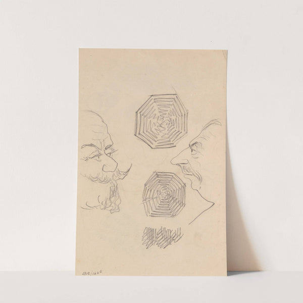 Two heads and a Spinning-Wheel by James Ensor