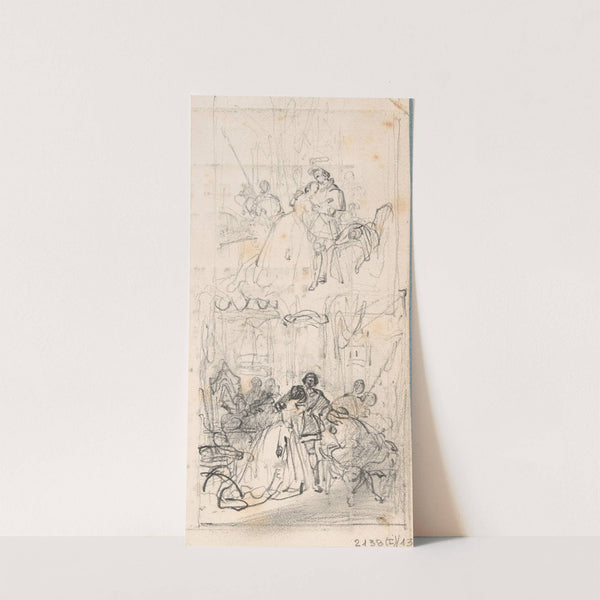 Two Historical Scenes by Nicaise De Keyser