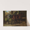 Two Horses In A Stable by Rosa Bonheur