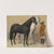 Two Horses Of Prince Anatole Demidoff (1813-1870) (1857) by Denis Auguste Marie Raffet