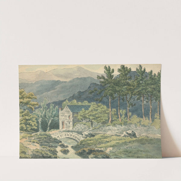 Two Houses Along a Roadside in the Mountains by Thomas Bradshaw