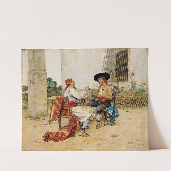 Two Inhabitants of the Valencia Huerta by Joaquín Agrasot