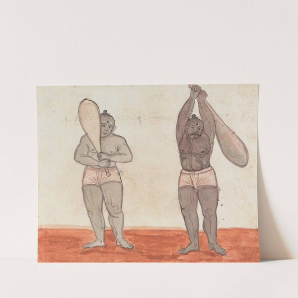 Two Jeyties Weightlifting by Gangaram Chintaman Tambat