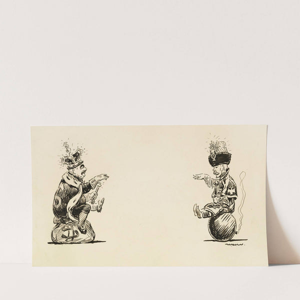 Two kings talk to each other (1910) by William Henry Walker