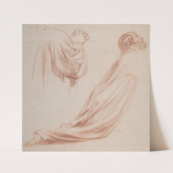 Two Kneeling Figures (1830–71) by Alexandre Laemlein