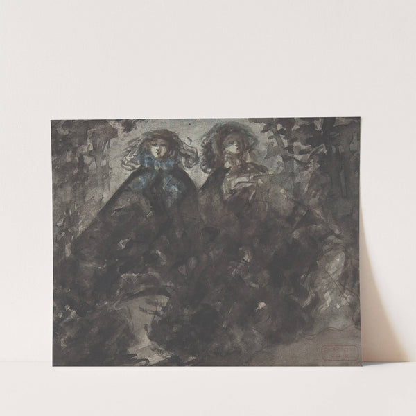 Two Ladies Taking a Walk by Constantin Guys