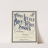 Two little, blue little shoes by Anonymous