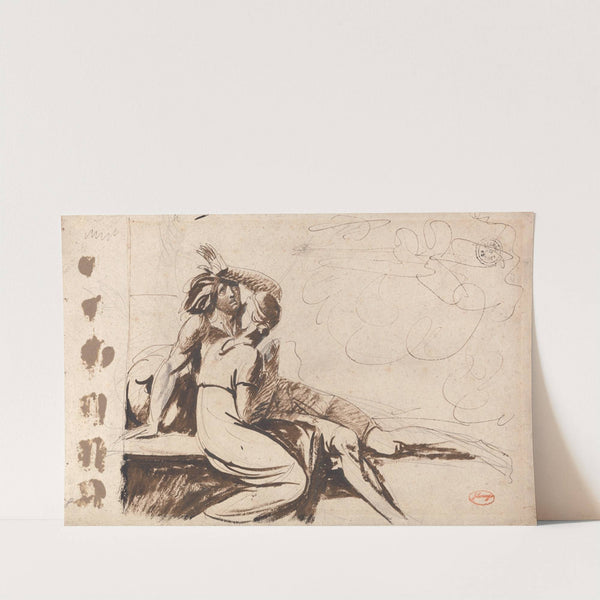 Two Lovers (Man Awakening from a Dream) by George Romney