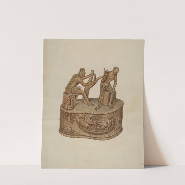 Two Male Figures Seated by Al Curry