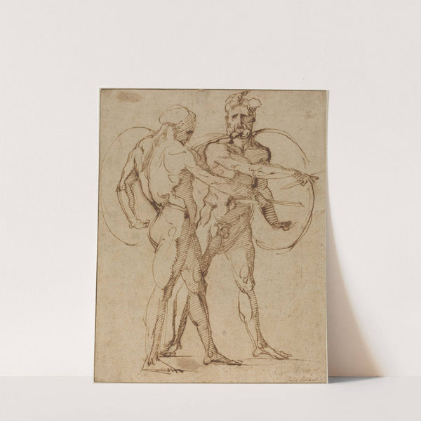 Two Male Nudes by Baccio Bandinelli