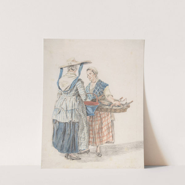 Two Market Women (1789) by Jacob Perkois