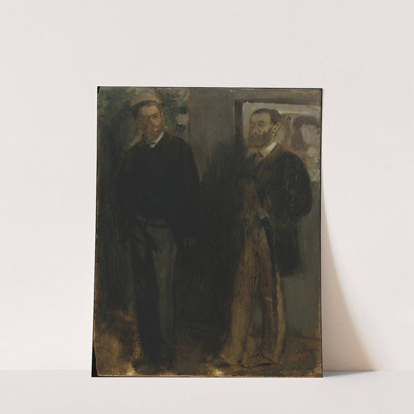 Two Men (ca. 1865–69) by Edgar Degas