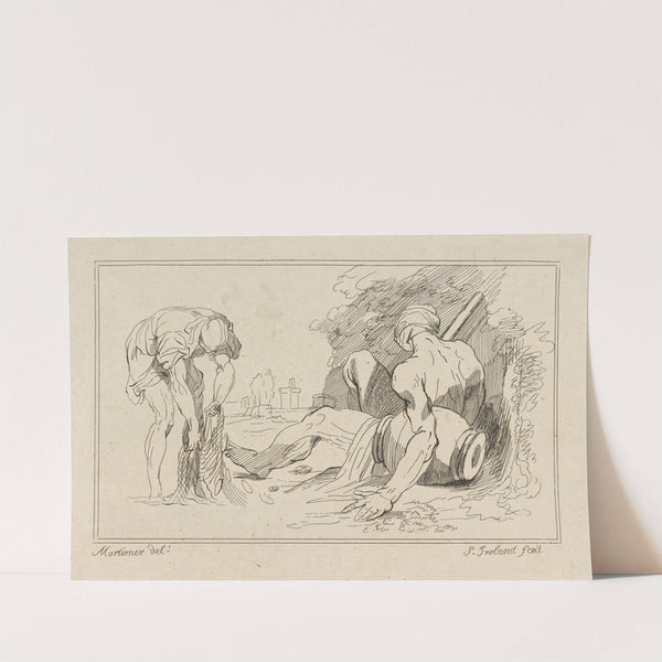 Two Men beside a Water Jar by John Hamilton Mortimer