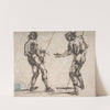 Two Men Holding Long Staffs by Giovanni Battista Piranesi