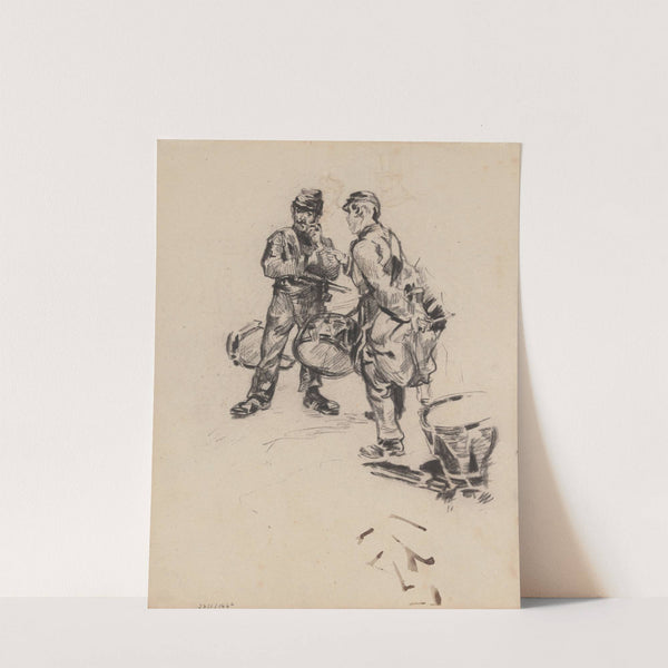 Two Militairy Men by James Ensor