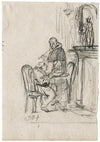 Two monks playing chess