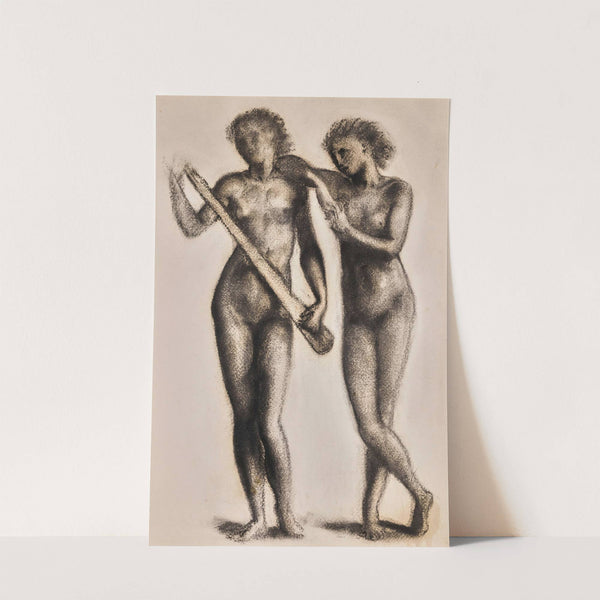 Two Musicians by Sir Edward Coley Burne-Jones