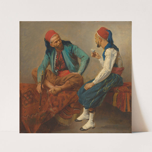Two North Africans conversing by Isidore Pils