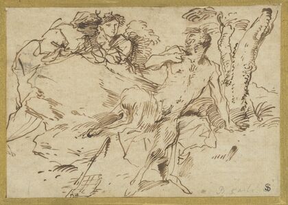 Two Nymphs and a Satyr