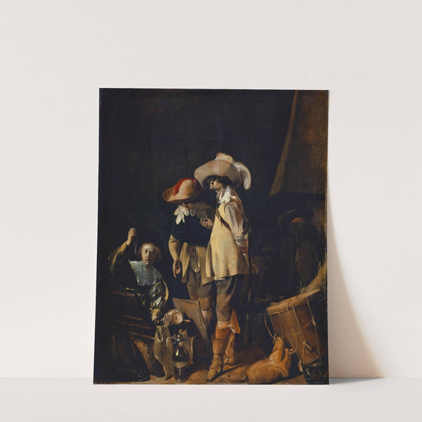 Two Officers Are Being Shown Jewellery and Precious Objects by Willem Cornelisz Duyster