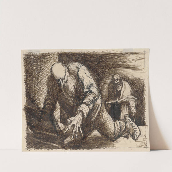 Two Old Men by Ján Novák