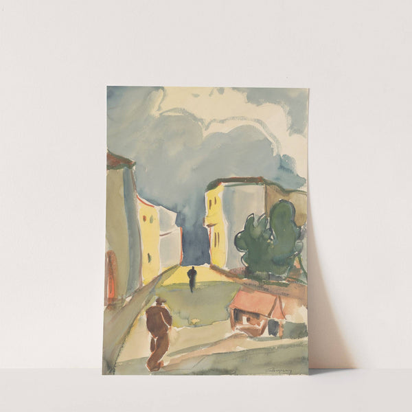 Two Pedestrians by Zolo Palugyay