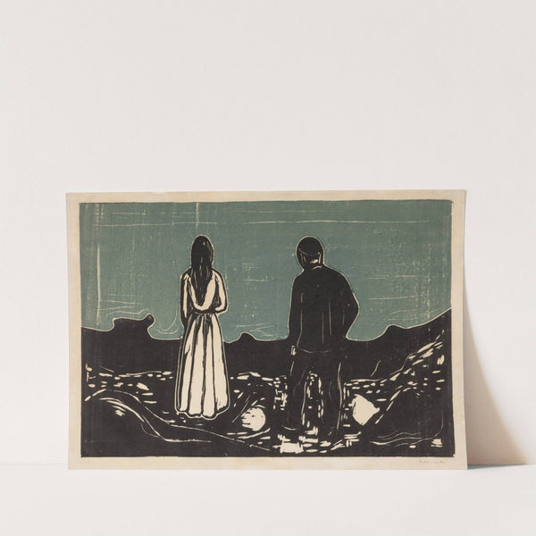 Two People. The Lonely Ones (1899) by Edvard Munch