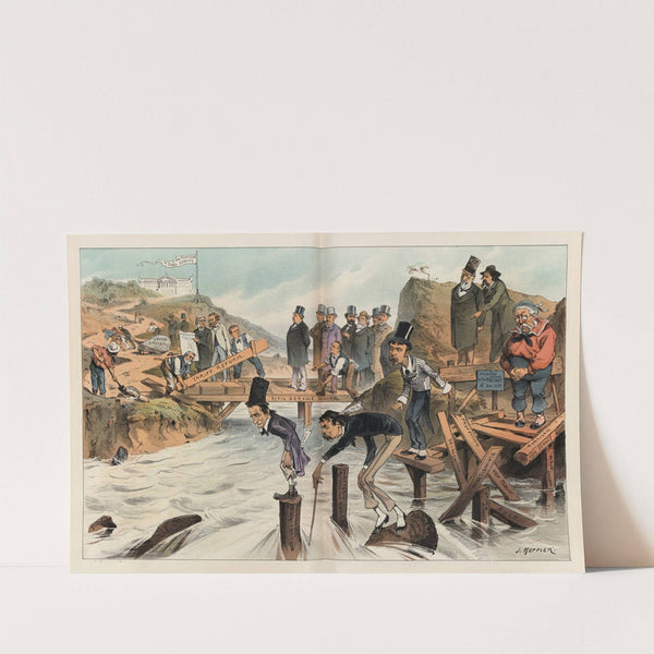 Two political paths by Joseph Ferdinand Keppler