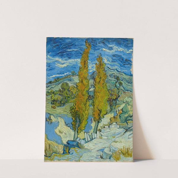 Two Poplars in the Alpilles near Saint-Rémy (1889) by Vincent van Gogh