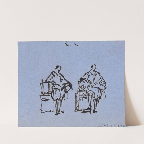 Two Postures by Nicaise De Keyser