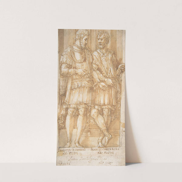 Two Princes of the House of Este; Ernest VI and Francis II by Pirro Ligorio